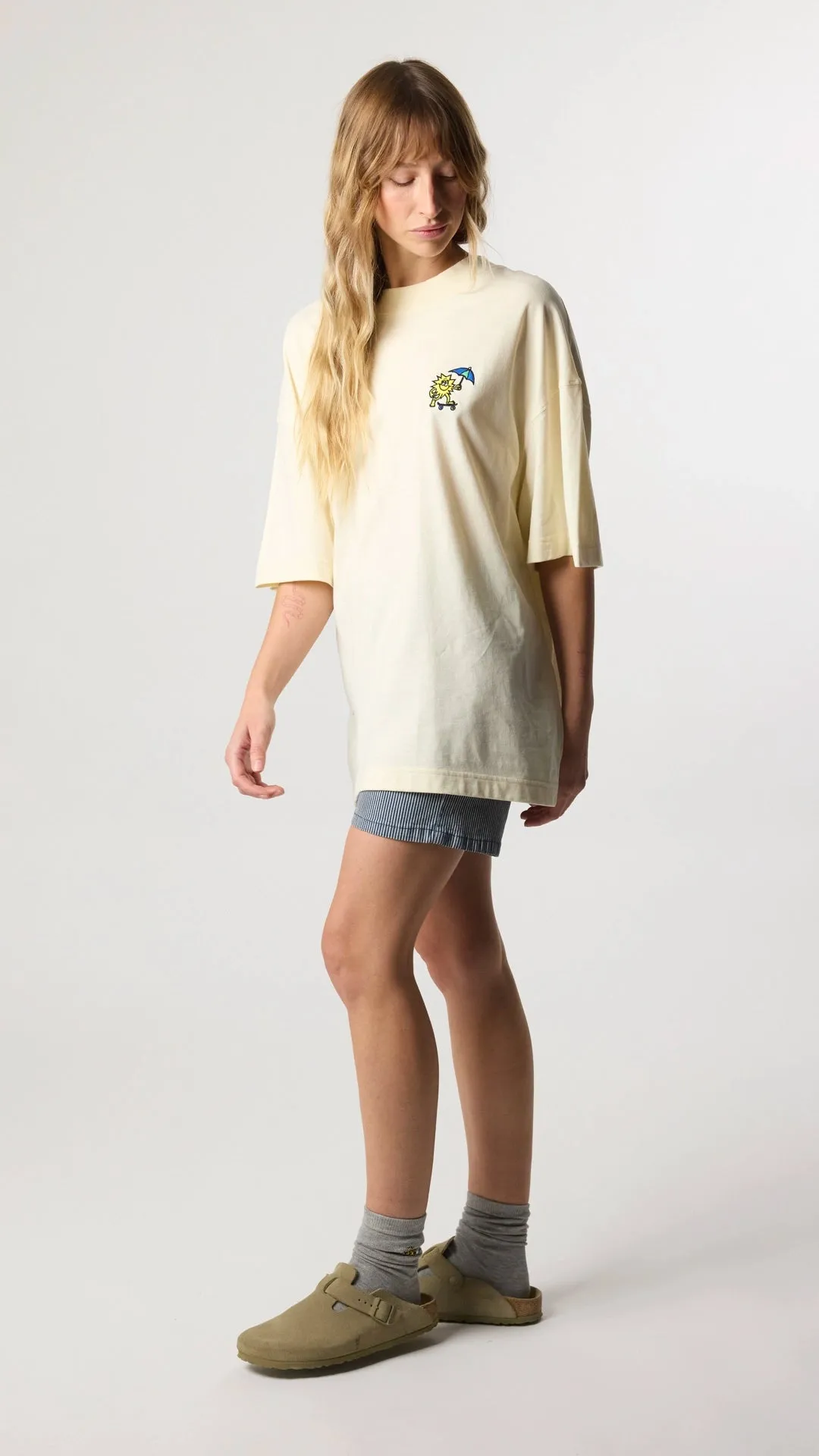 CAMISETA QUILT CREMA