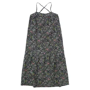 Crew Kids Black Floral Maxi Dress