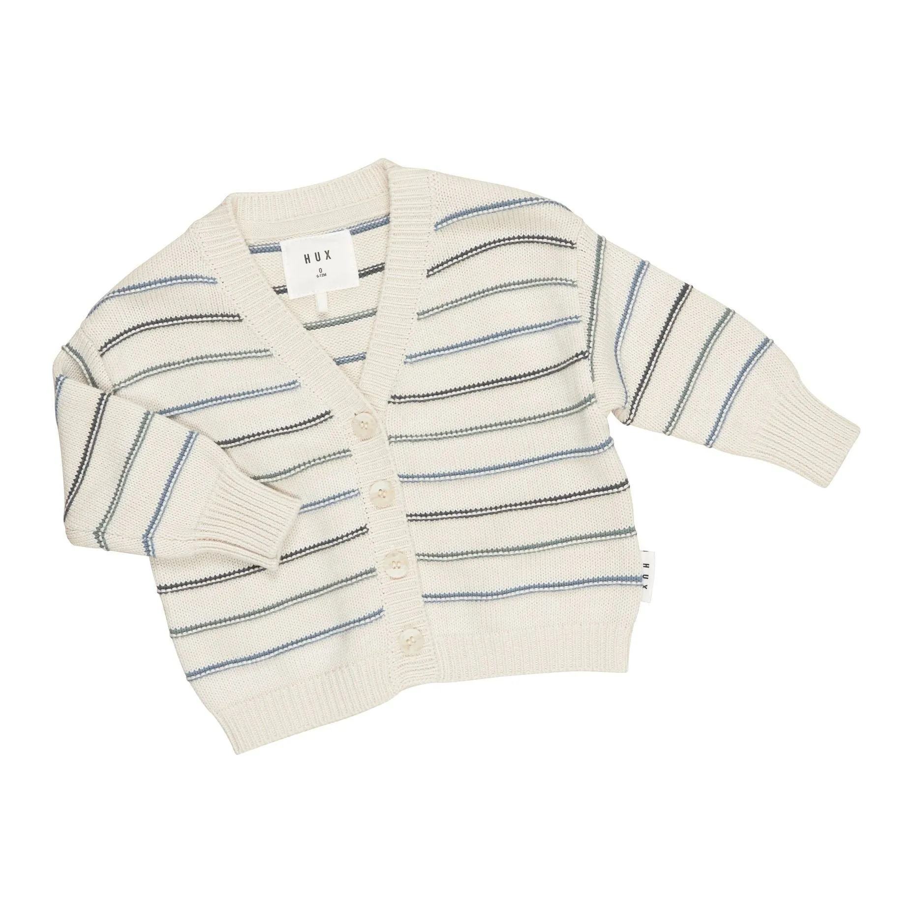 Lake Stripe Boxy Cardi