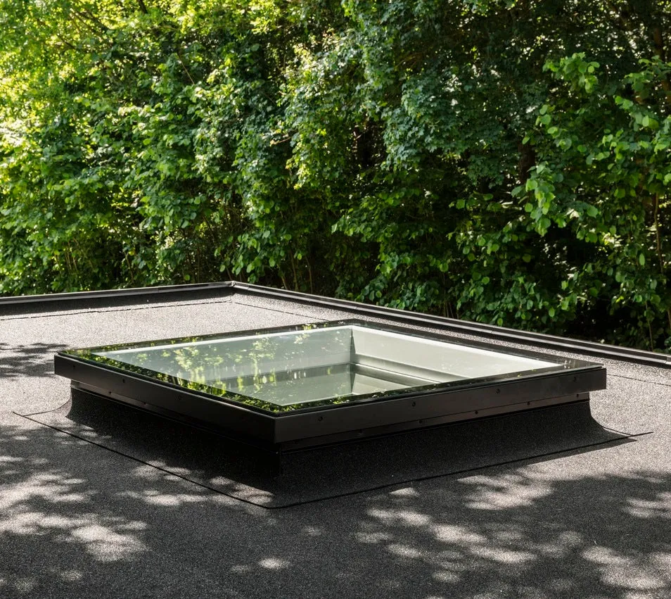 VELUX CFU Fixed Flat Glass Rooflight Package with Double Glazed Base (New Generation)