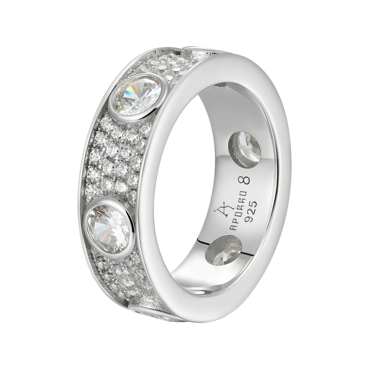 Women's Edgy Band Ring